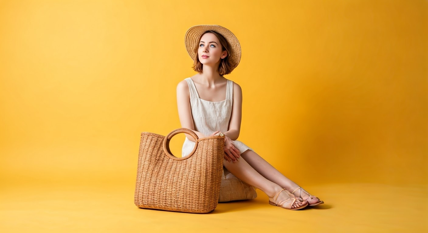 Sustainable summer fashion outfit
